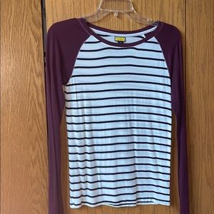 Black and White Striped Tee